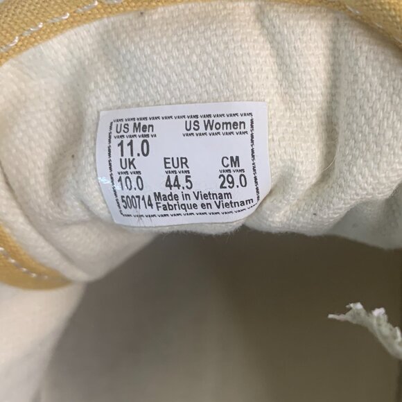 Vans Old Skool sneaker shoes size 11 harvest gold - Picture 9 of 9